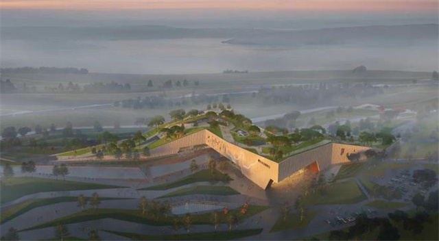 黃河博物館設(shè)計占地400畝，投資約19.3億元，打造鄭州新地標(biāo)